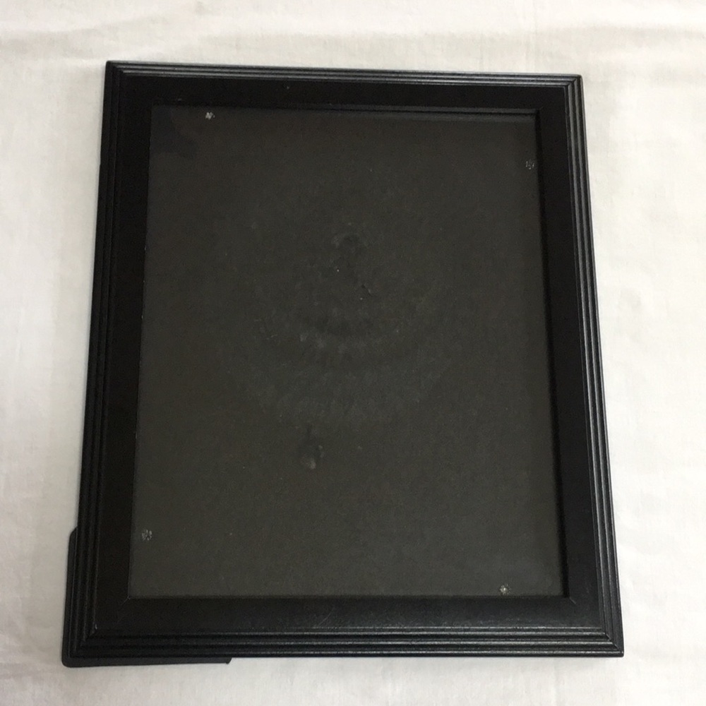 Painted Black Wood Photo Frame